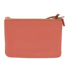 CELINE Trio Shoulder Bag Leather Pink  67657