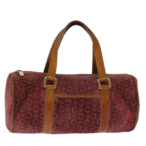 CELINE C Macadam Canvas Hand Bag Pink  67680