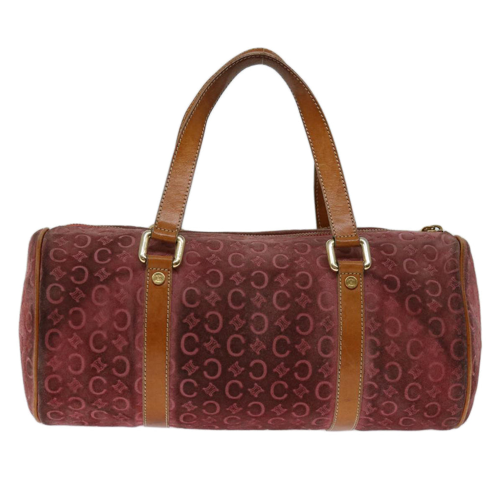 CELINE C Macadam Canvas Hand Bag Pink  67680