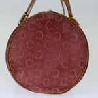 CELINE C Macadam Canvas Hand Bag Pink  67680