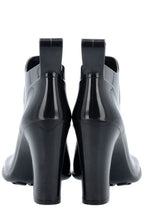 BOTTEGA VENETA Shine Rubber Boots with Block Heel