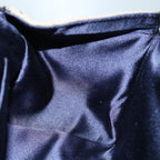 FENDI Zucchino Canvas Mamma Baguette Hand Bag Navy67746