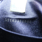 FENDI Zucchino Canvas Mamma Baguette Hand Bag Navy67746