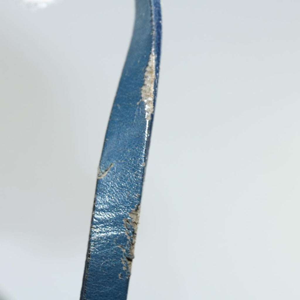 FENDI Zucchino Canvas Mamma Baguette Hand Bag Navy67746