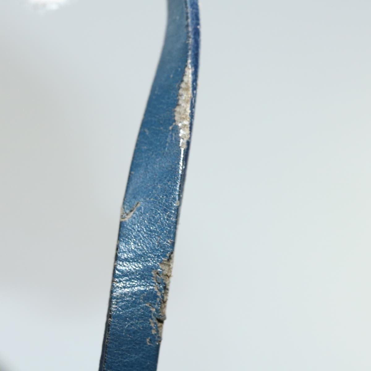 FENDI Zucchino Canvas Mamma Baguette Hand Bag Navy67746