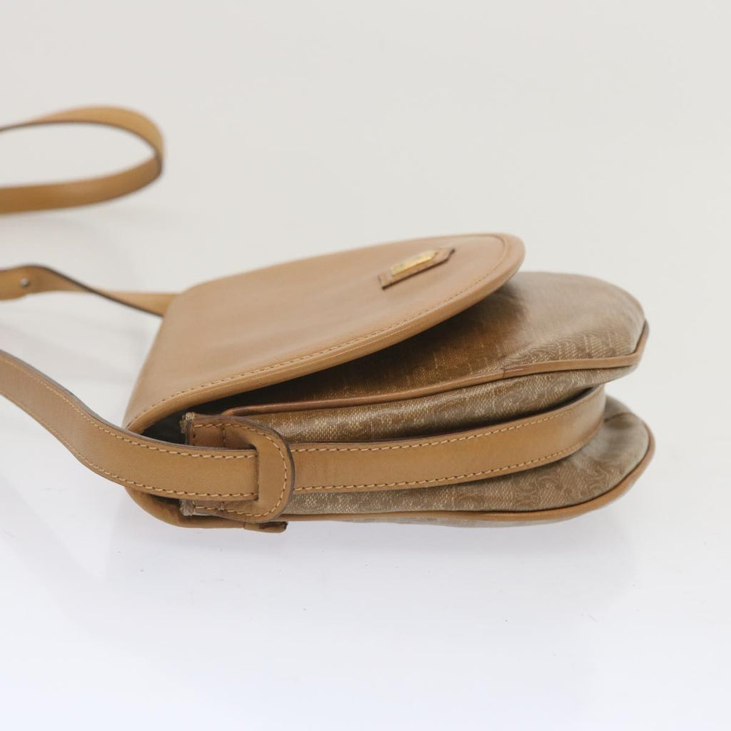 CELINE Macadam Canvas Shoulder Bag Beige  67872