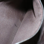 FENDI Zucca Canvas Mamma Baguette Shoulder Bag Black Brown67991