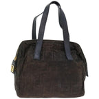 FENDI Zucca Canvas Hand Bag Black67993