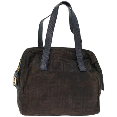 FENDI Zucca Canvas Hand Bag Black67993