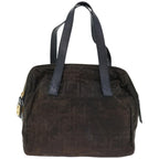 FENDI Zucca Canvas Hand Bag Black67993