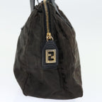 FENDI Zucca Canvas Hand Bag Black67993
