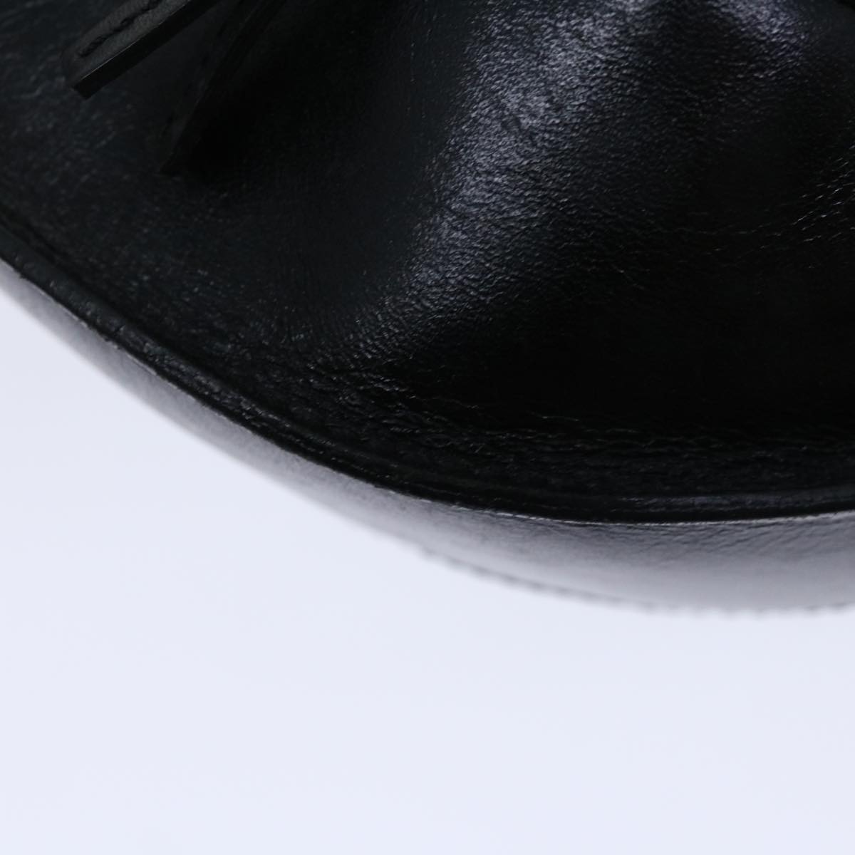 FENDI Zucchino Canvas Shoulder Bag Black67994