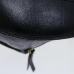 FENDI Zucchino Canvas Shoulder Bag Black67994