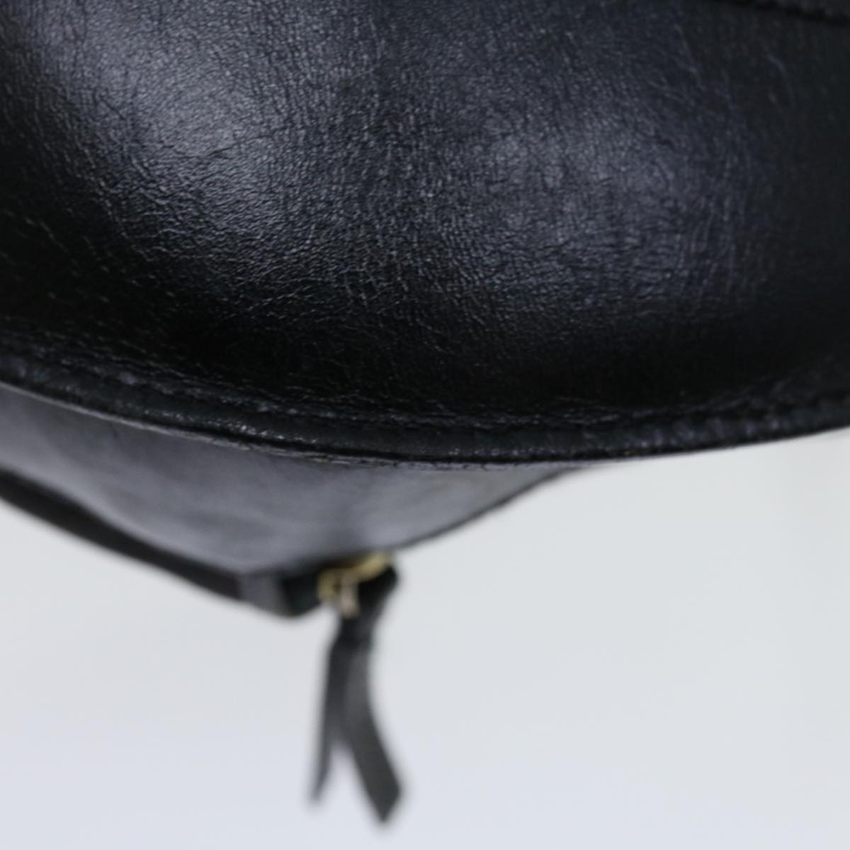 FENDI Zucchino Canvas Shoulder Bag Black67994
