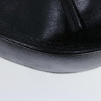 FENDI Zucchino Canvas Shoulder Bag Black67994