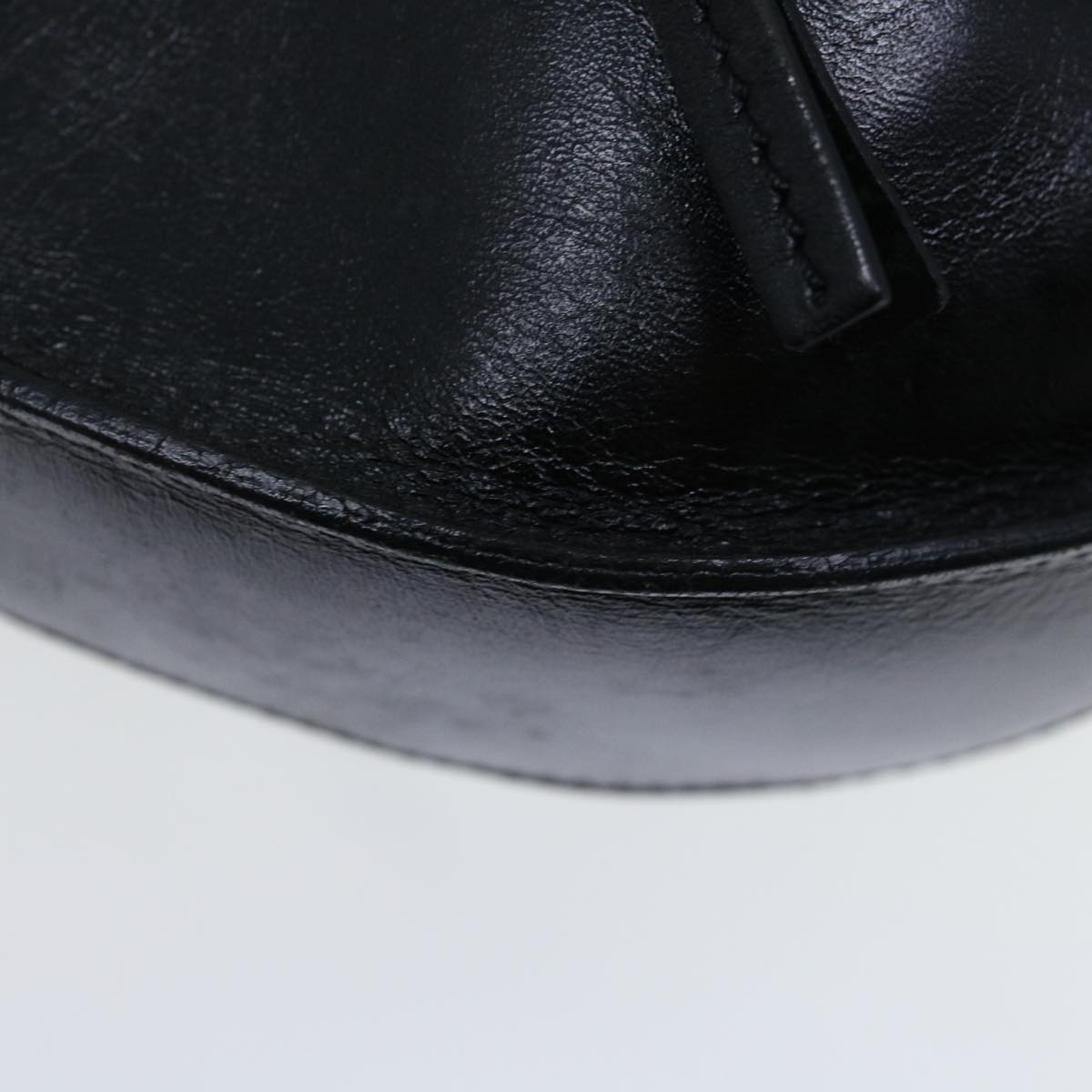 FENDI Zucchino Canvas Shoulder Bag Black67994
