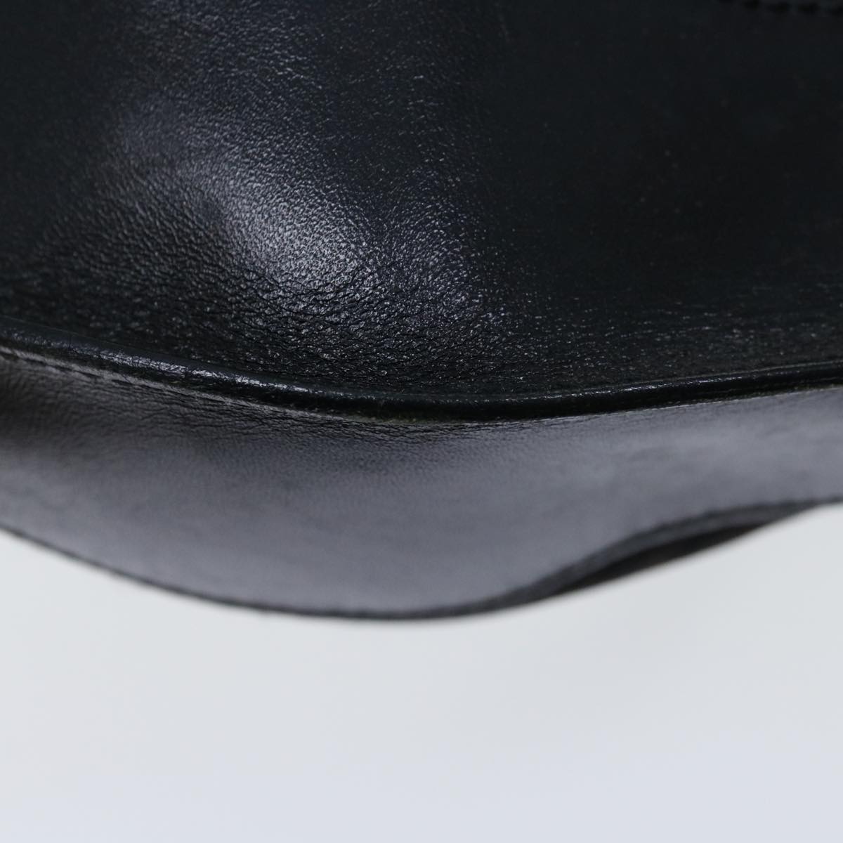 FENDI Zucchino Canvas Shoulder Bag Black67994