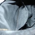 FENDI Zucchino Canvas Shoulder Bag Black67994