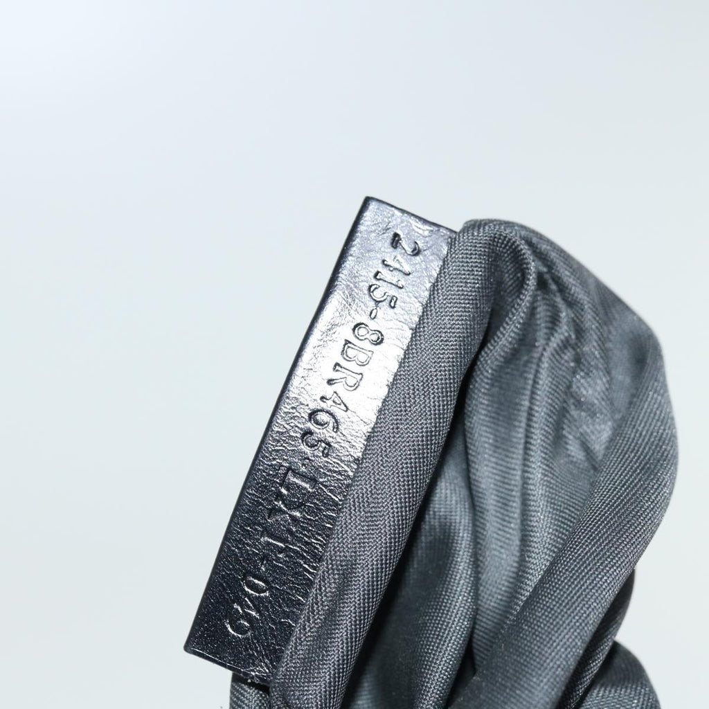 FENDI Zucchino Canvas Shoulder Bag Black67994