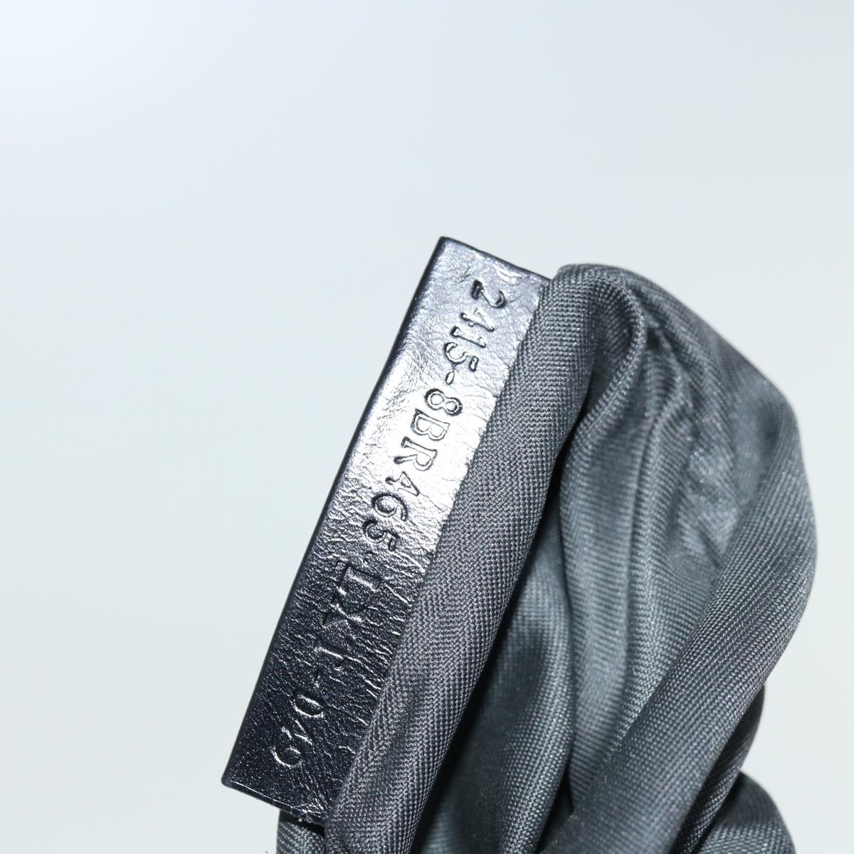 FENDI Zucchino Canvas Shoulder Bag Black67994