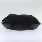 FENDI Zucchino Canvas Shoulder Bag Black67994