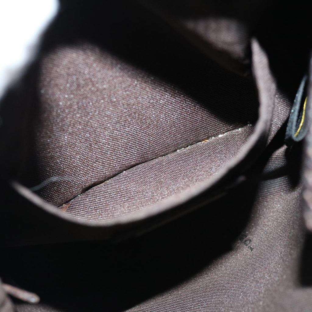 FENDI Zucca Canvas Shoulder Bag Black Brown67995