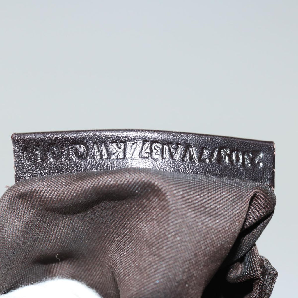 FENDI Zucca Canvas Shoulder Bag Black Brown67995