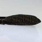 FENDI Zucca Canvas Shoulder Bag Black Brown67995