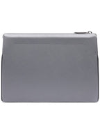 Fendi Men's O Lock FF Chain Print Clutch Bag Grey