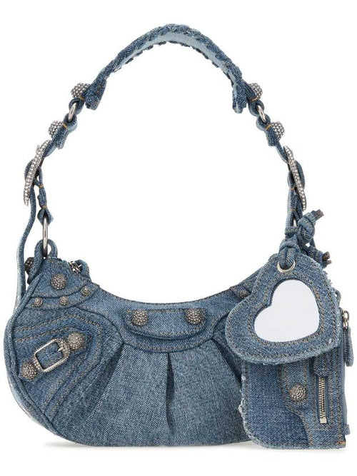Balenciaga Le Cagole XS Shoulder Bag Denim Blue