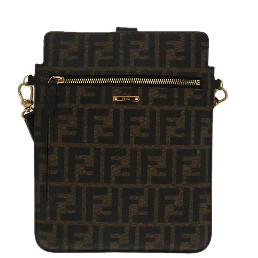 Fendi Zucca  Canvas Shoulder Bag ()