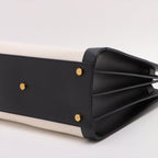 Saint Laurent  Sac de Jules 2WAY Handbag Black x White 355153