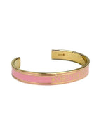 Cord Bangle Bracelet Gold Pink Dior