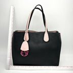 Dior Black/Pink Leather Small Dior Addict Shopper Tote LA20267