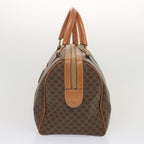 CELINE Macadam Canvas Boston Bag PVC Brown  68004