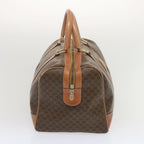 CELINE Macadam Canvas Boston Bag PVC Brown  68005