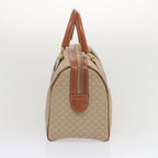 CELINE Macadam Canvas Boston Bag Beige  68007