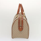 CELINE Macadam Canvas Boston Bag Beige  68007