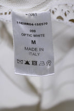 Chloe Womens Sleeveless Stretch Knit A Line Dress Optic White