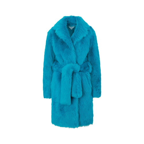 BOTTEGA VENETA Lamb Fur Jacket with Removable Belt for Women
