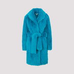 BOTTEGA VENETA Lamb Fur Jacket with Removable Belt for Women