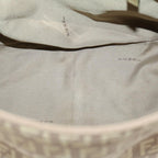 FENDI Zucchino Canvas Mamma Baguette Shoulder Bag Beige68063