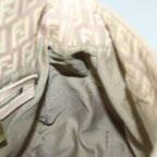 FENDI Zucchino Canvas Mamma Baguette Shoulder Bag Beige68063