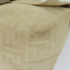 FENDI Zucca Canvas Mamma Baguette Shoulder Bag Beige68065