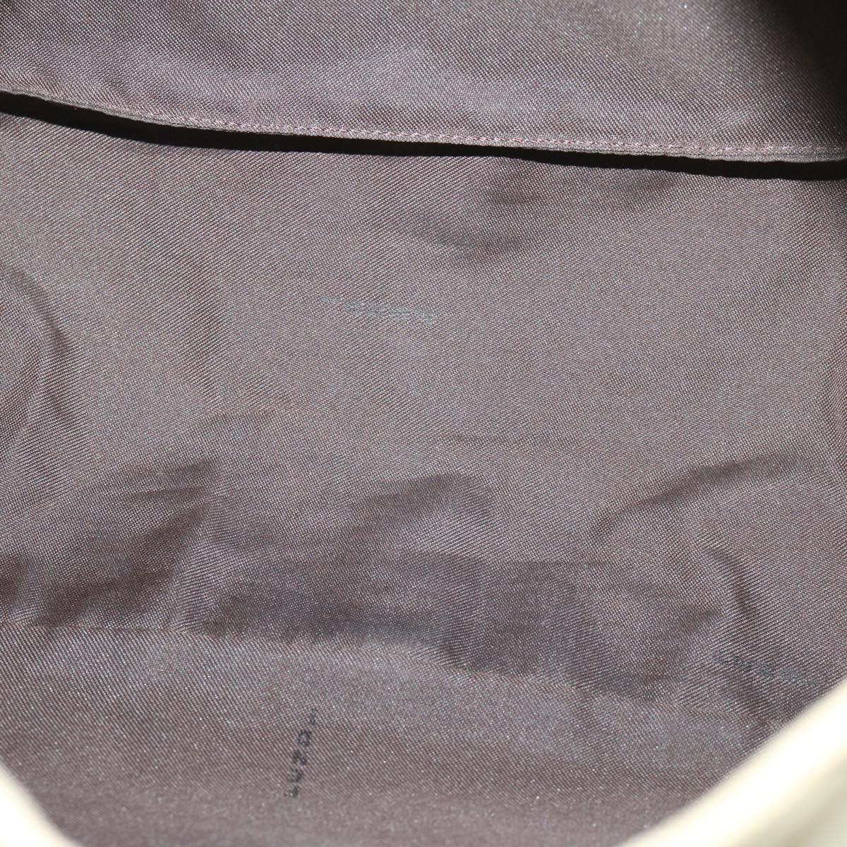 FENDI Zucca Canvas Mamma Baguette Shoulder Bag Beige68065