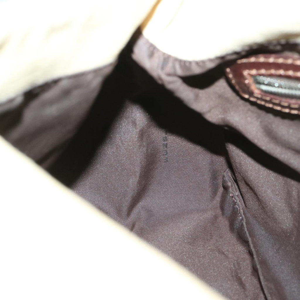 FENDI Zucca Canvas Mamma Baguette Shoulder Bag Beige68065