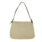 FENDI Zucca Canvas Mamma Baguette Shoulder Bag Beige68065