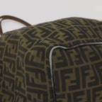 FENDI Zucca Canvas Tote Bag Black Brown68068