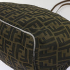 FENDI Zucca Canvas Tote Bag Black Brown68068