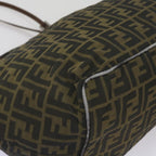 FENDI Zucca Canvas Tote Bag Black Brown68068